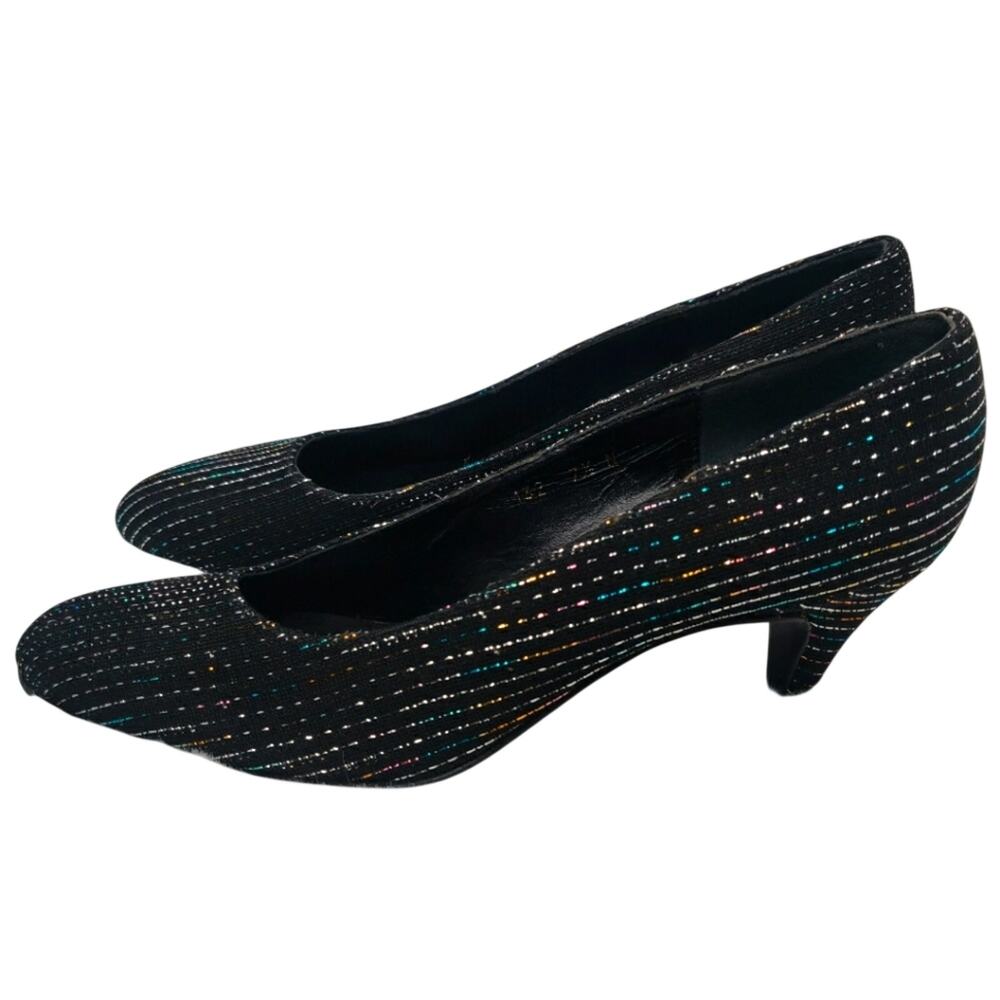 Vintage black party pumps sz 7.5 N by Pappagallo